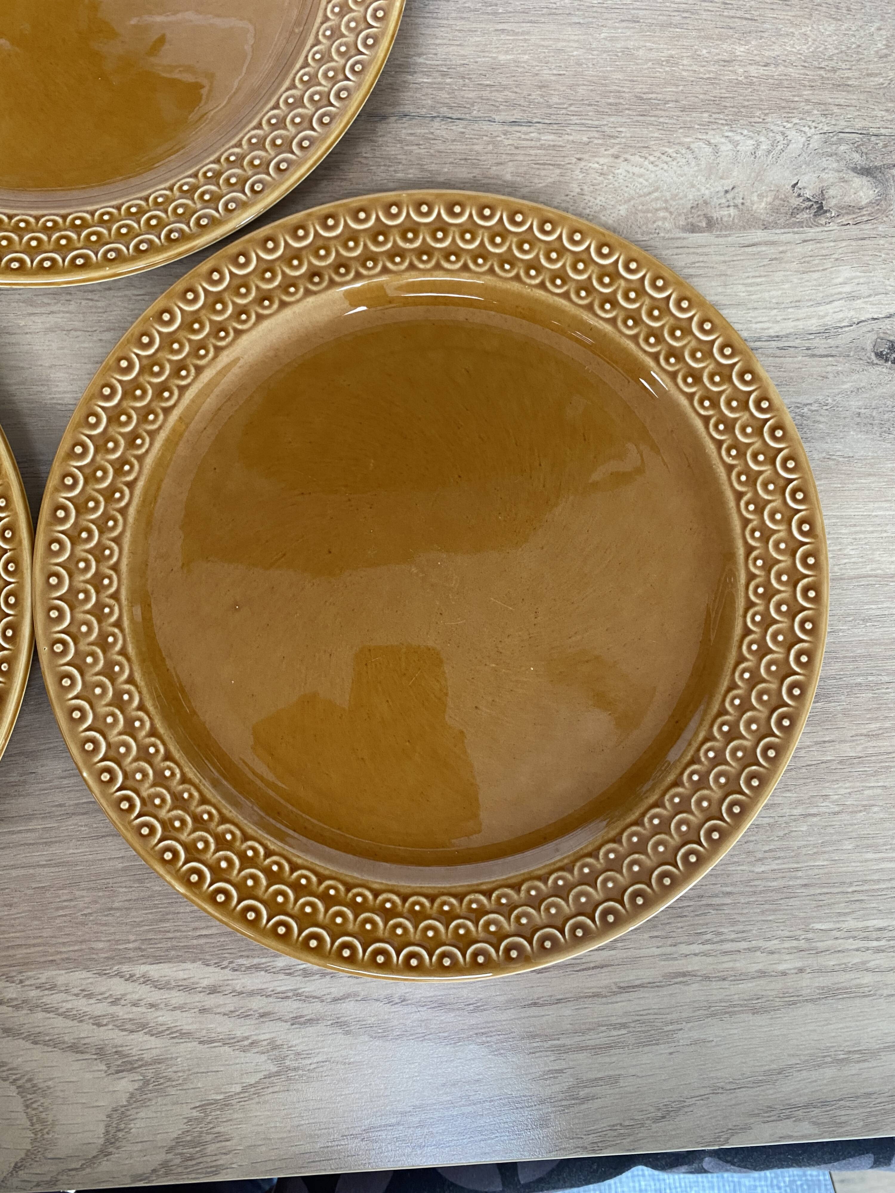 Set of 12 Pagnossin earthenware plates
