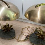 2 lampes Nénuphar Chrystiane Charles années 70