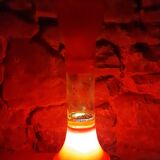 Space age ashtray lamp