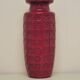 vintage red Prisma West Germany vase Scheurich