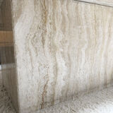 Travertine coffee table, 1970