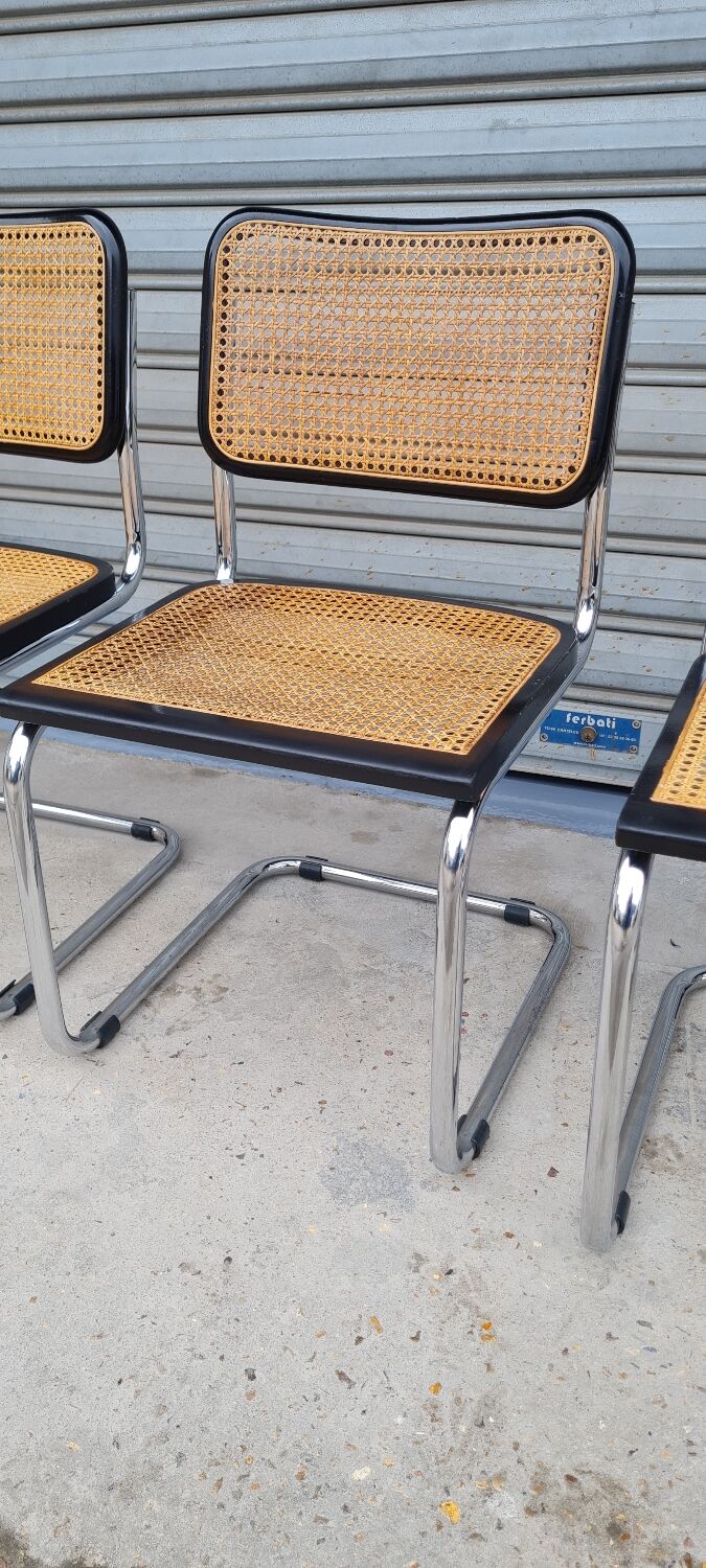 Set of four chairs B32 cesca Marcel Breuer