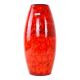 Vase en céramique rouge, design allemand, années 1960, fabriqué par Scheurich.