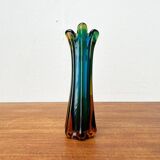 Italian Sommerso vase in Murano glass attributed to Flavio Poli for Seguso, 1970s.