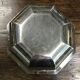 Octagonal silver-plated metal dish, Christofle.
