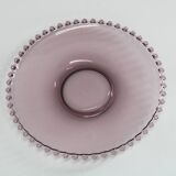 1960s Glass Serving Tray, Czechoslovakia