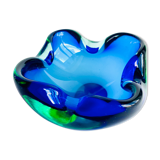 Vintage blue ashtray, Murano