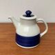 Pot à café de la série Koka Bleu, Blau, Bla suédois du milieu du siècle par Hertha Bengtson pour Rörstrand, années 1950