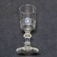 6 old cut glass liqueur glasses mirabeau model