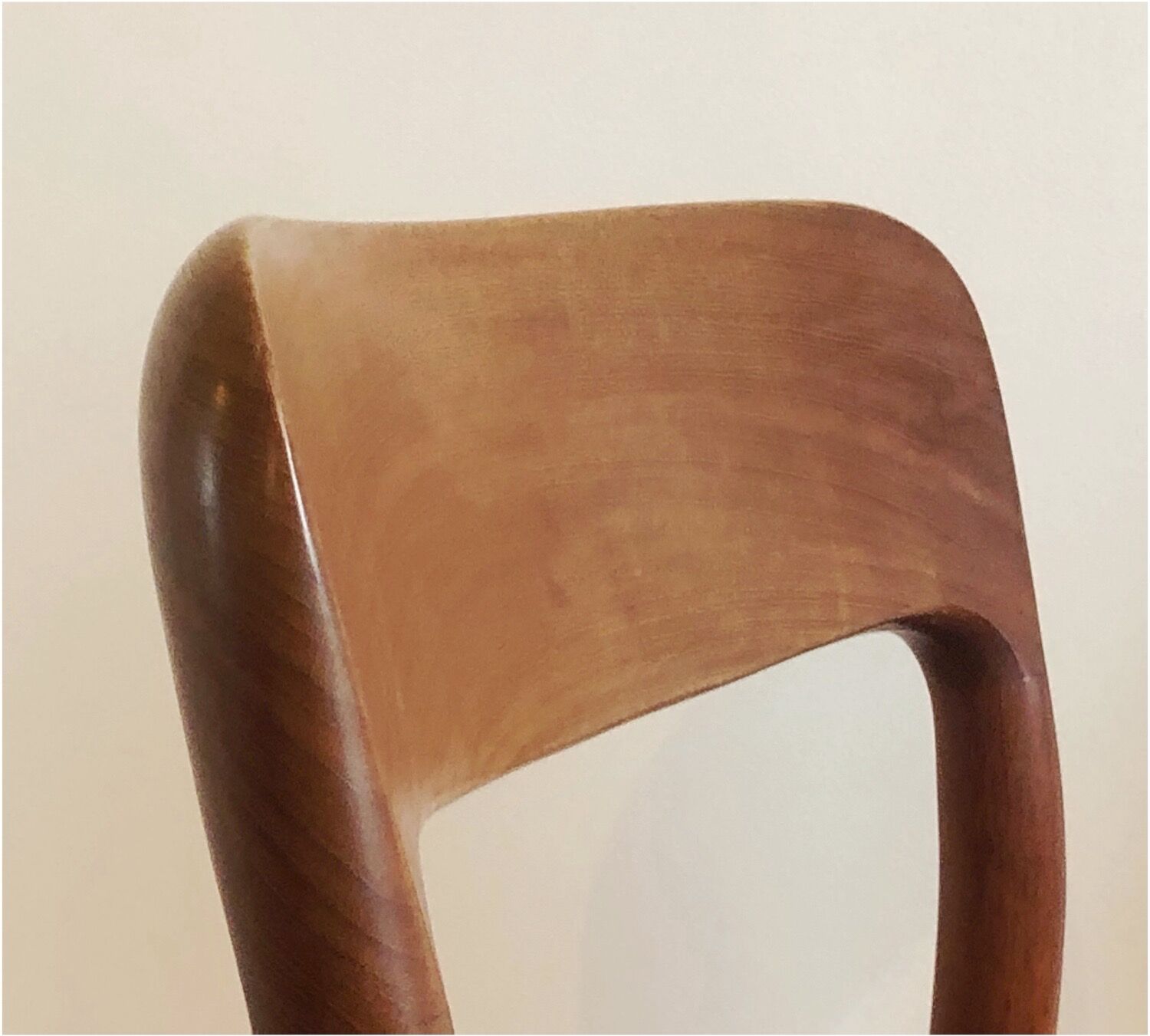 Model chair 75 in teak and rope by Niels Otto Moller