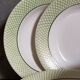 Six assiettes faïence de salins service "iseran" années 50