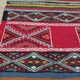 Multicolored Berber carpet in wool 102x215cm