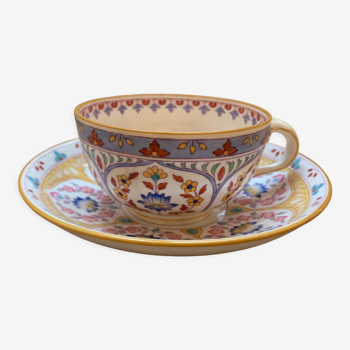 Minton earthenware cup and sub-cup