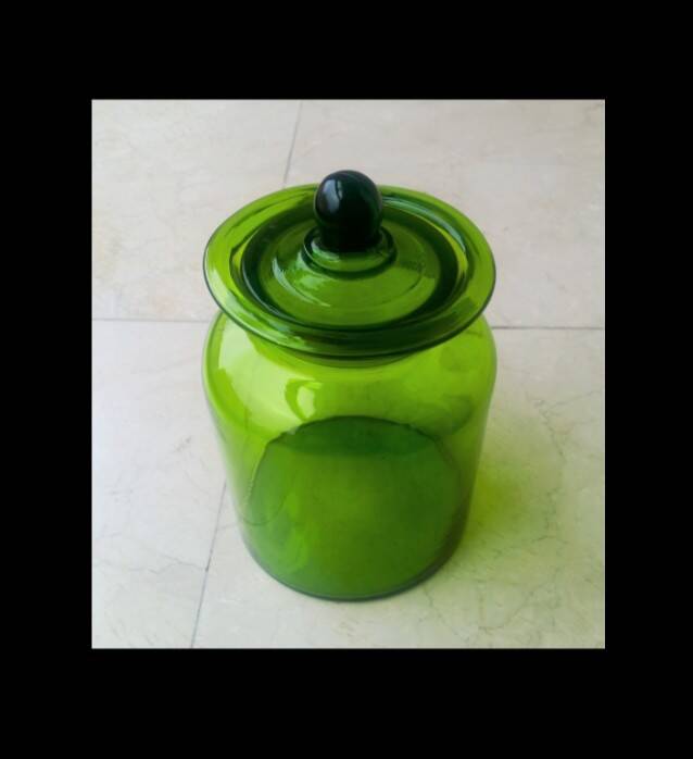 Pair Takahashi apothecary jars