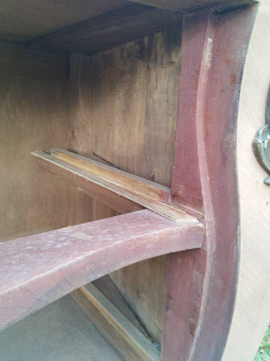 Louis XV style antique marquetry chest of drawers