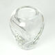 1980s crystal vase, Royal Doulton, UK