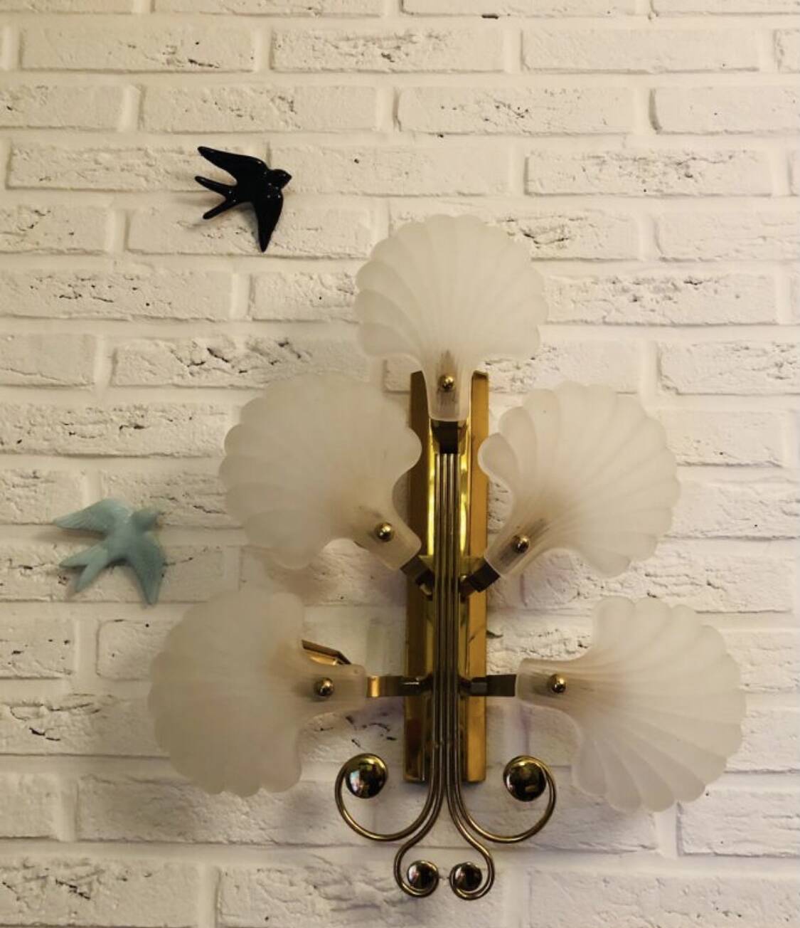 Old Art Deco DEKNUDT wall light