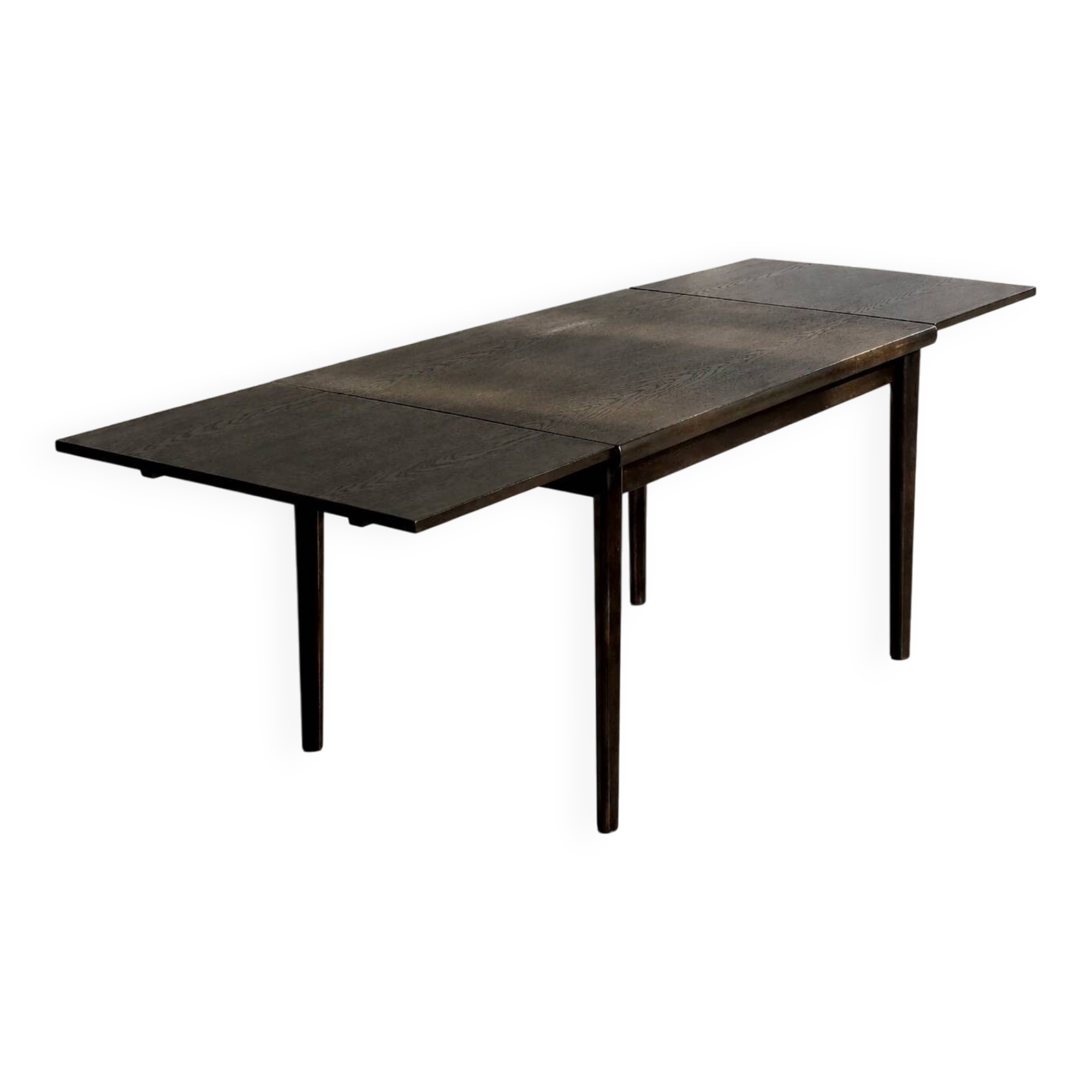 Vintage Mid-Century Danish Modern Oak Folding Dining Table from Am Møbler