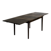 Table à manger pliante en chêne danois moderne du milieu du siècle vintage d'Am Møbler