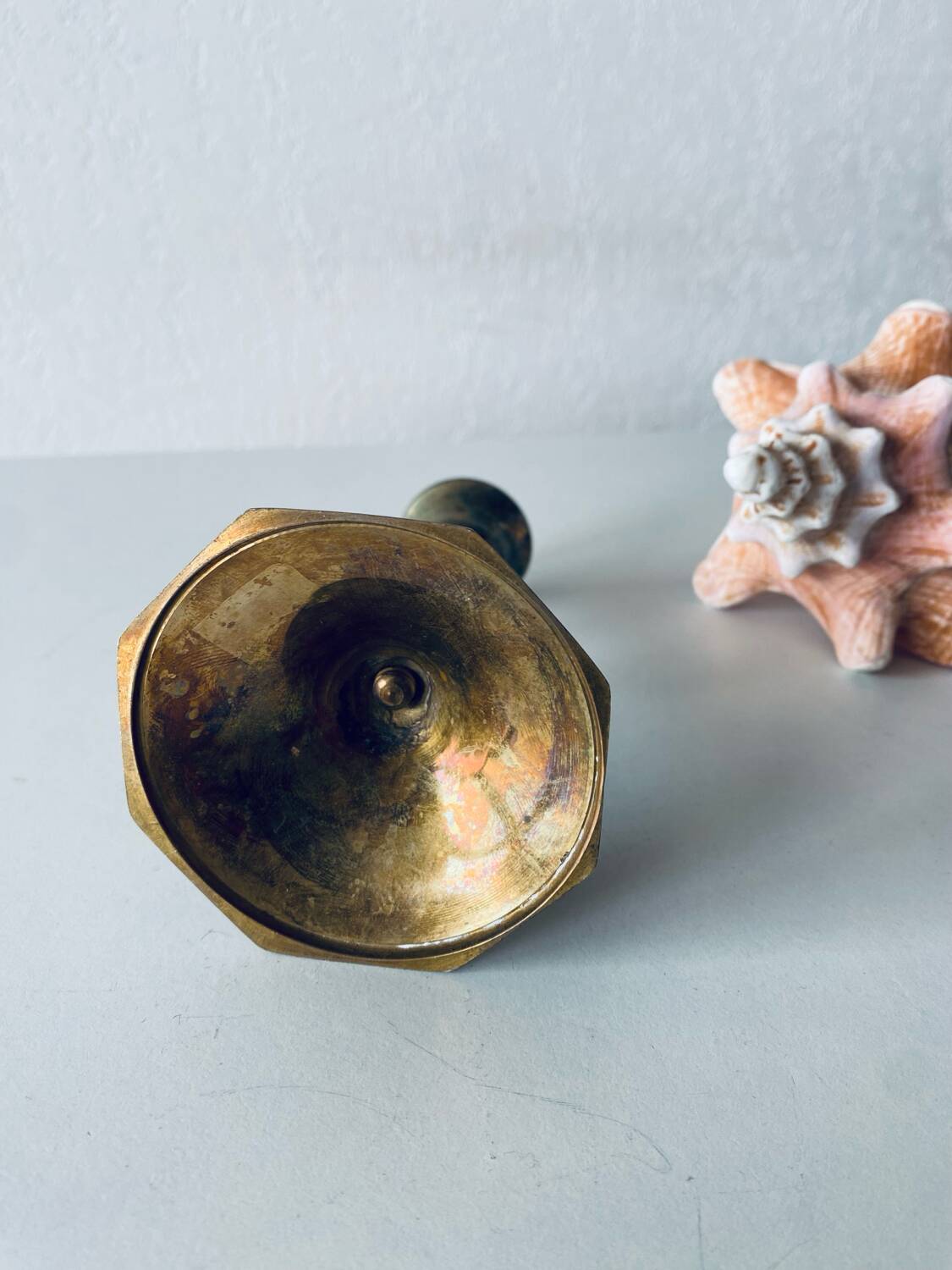 Brass candle holder