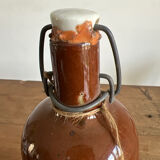 Glazed stoneware bottle