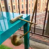 Desk lamp to counterbalance in the style of Italian creations of the 1950s