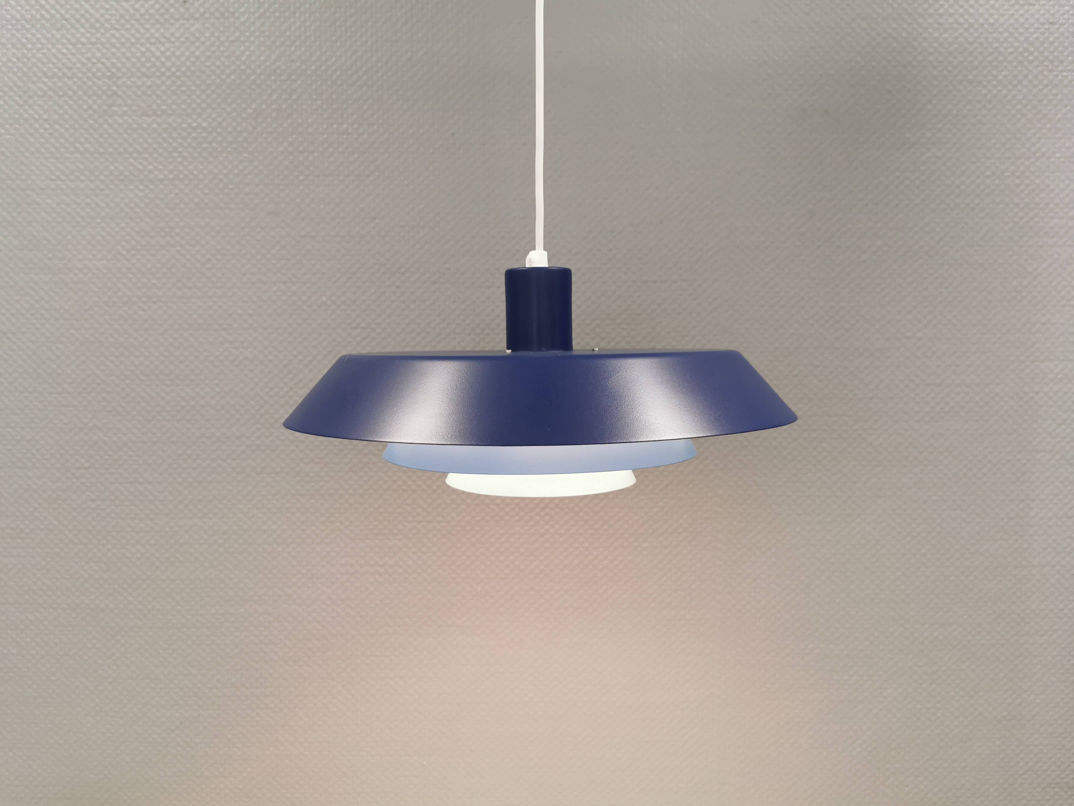 Hanging lamp, designed by Bent Karlby for Danish LYFA in 1968, model Troika