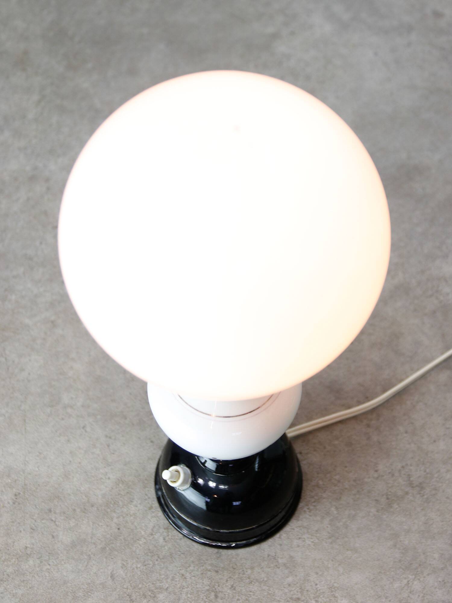 Mid-century Italian Brass & Ceramic Table Lamp, 1960s