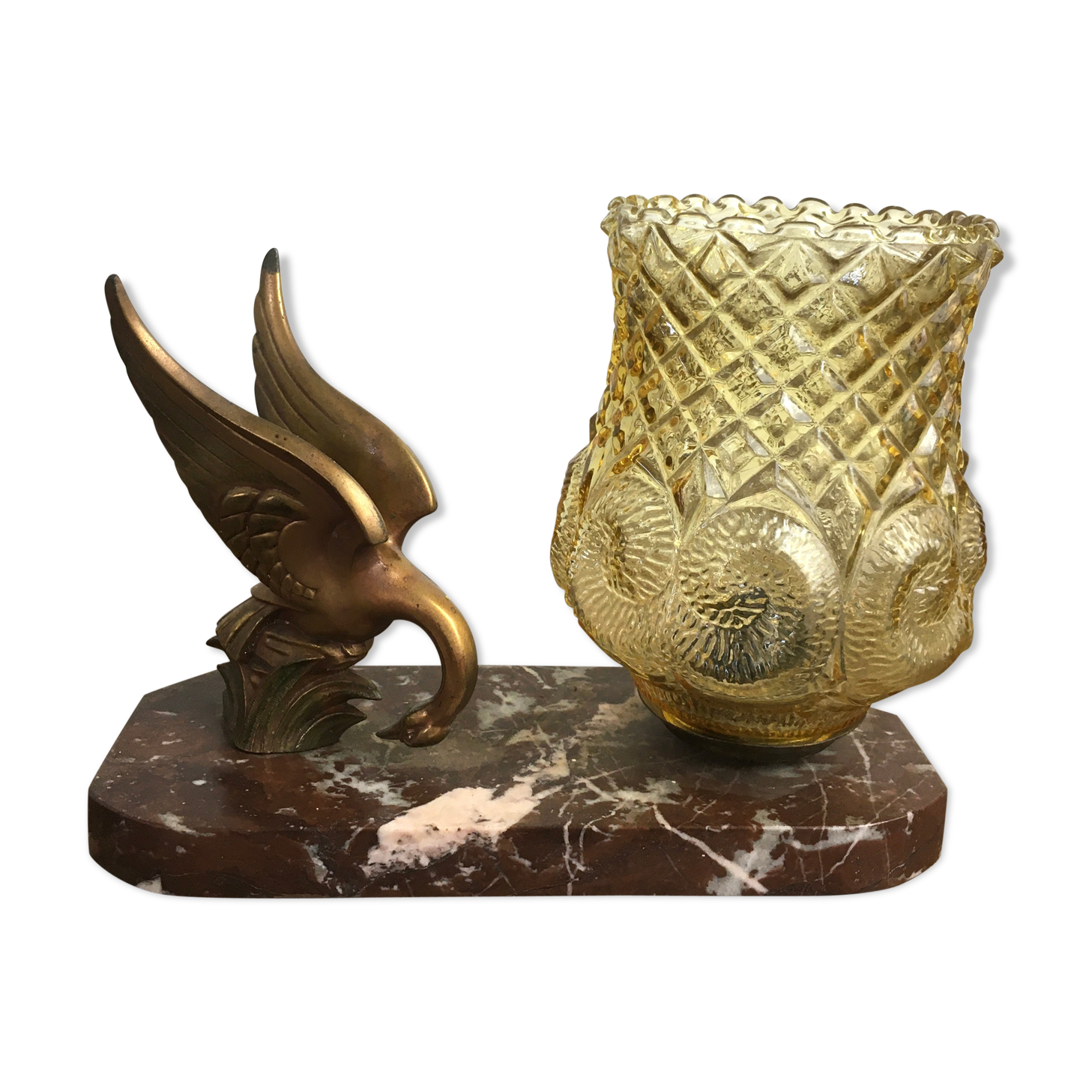 Art deco pose lamp