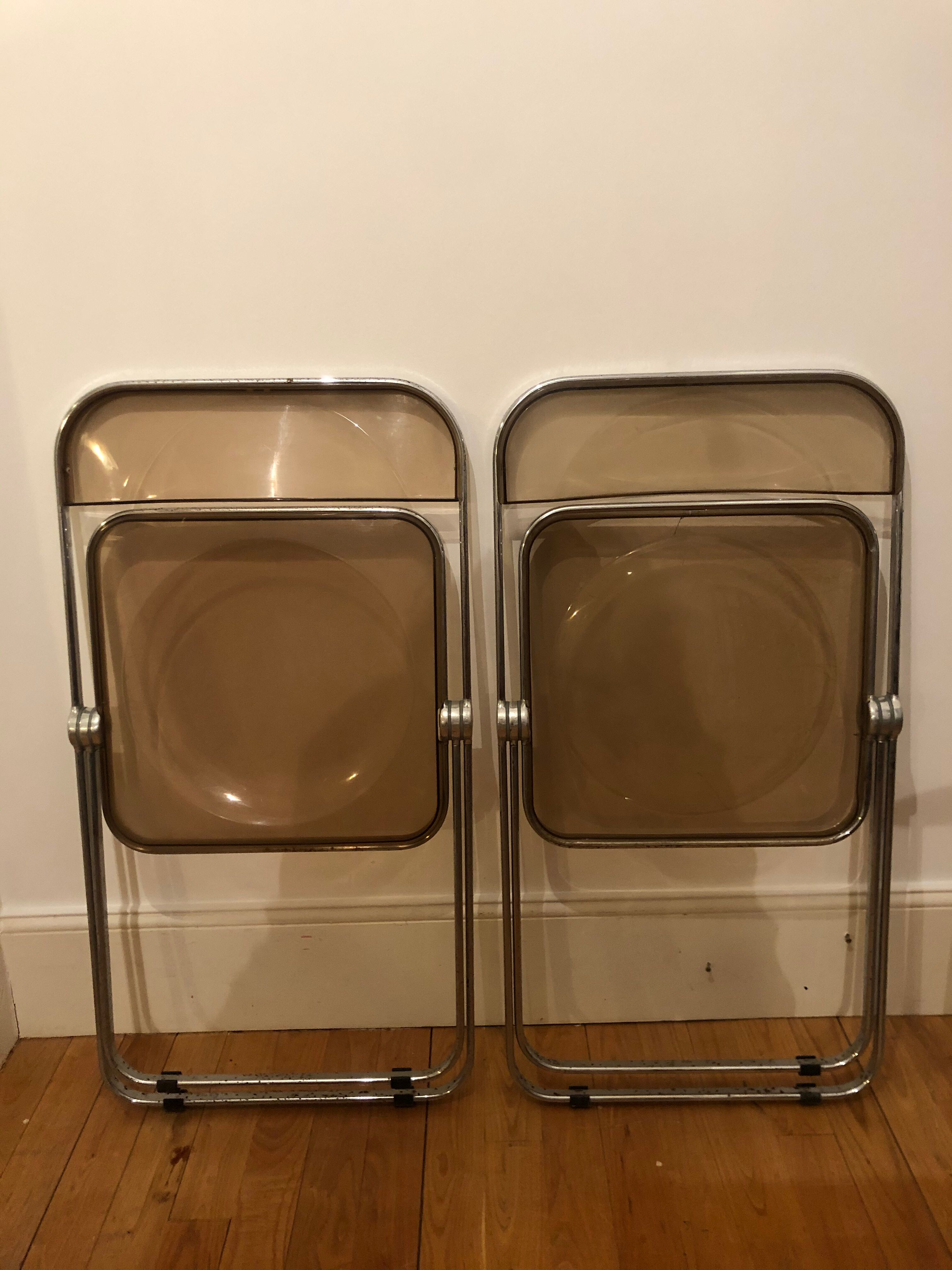 Pair of G.Piretti PLIA chairs