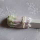 A set of 10 porcelain knife holders decorated "vegetables"