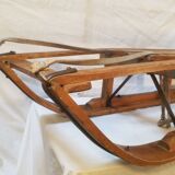 Old wooden sledge large size - 104 cm