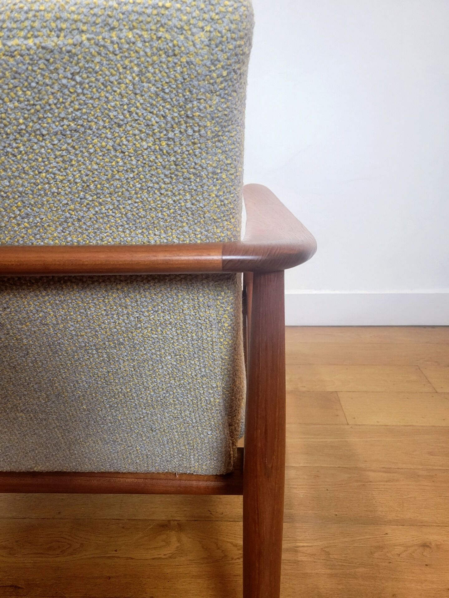Vintage lounge chair in teak by Carl Straub, 1960