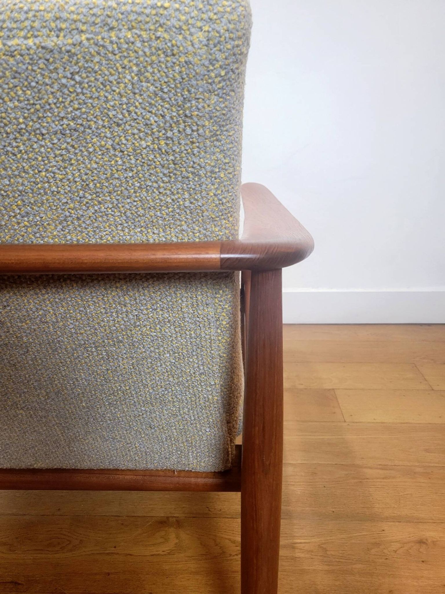 Vintage lounge chair in teak by Carl Straub, 1960