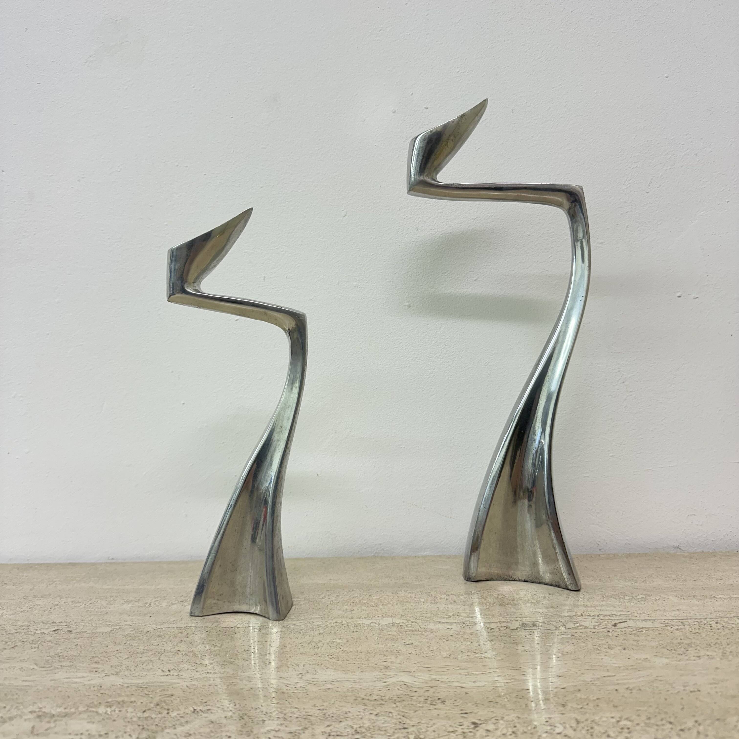 SCP ‘Swan’ / ‘Arclumis’ Candlesticks by Matthew Hilton, 1986