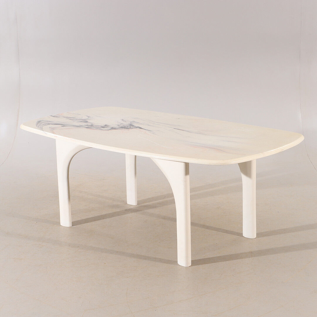 Table basse marmorino 20th century