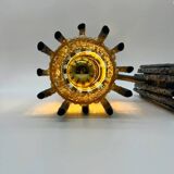 Pair of brutalist wall lights by Marcello Fantoni, 1960s