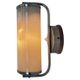 Bauhaus Chrome and milk glass Wall Lamp, 1940s - Czechoslovakia
