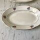 Duo of raviers digoin sarreguemines small flowers 50s