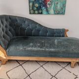 Napoleon III brushed oak daybed