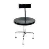 Architects chair with tubular steel frame, height adjustable