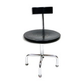 Chaise d’architectes avec cadre tubulaire en acier, hauteur réglable