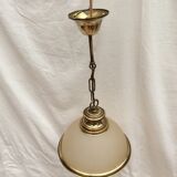 Pressed glass hanging and laiton size