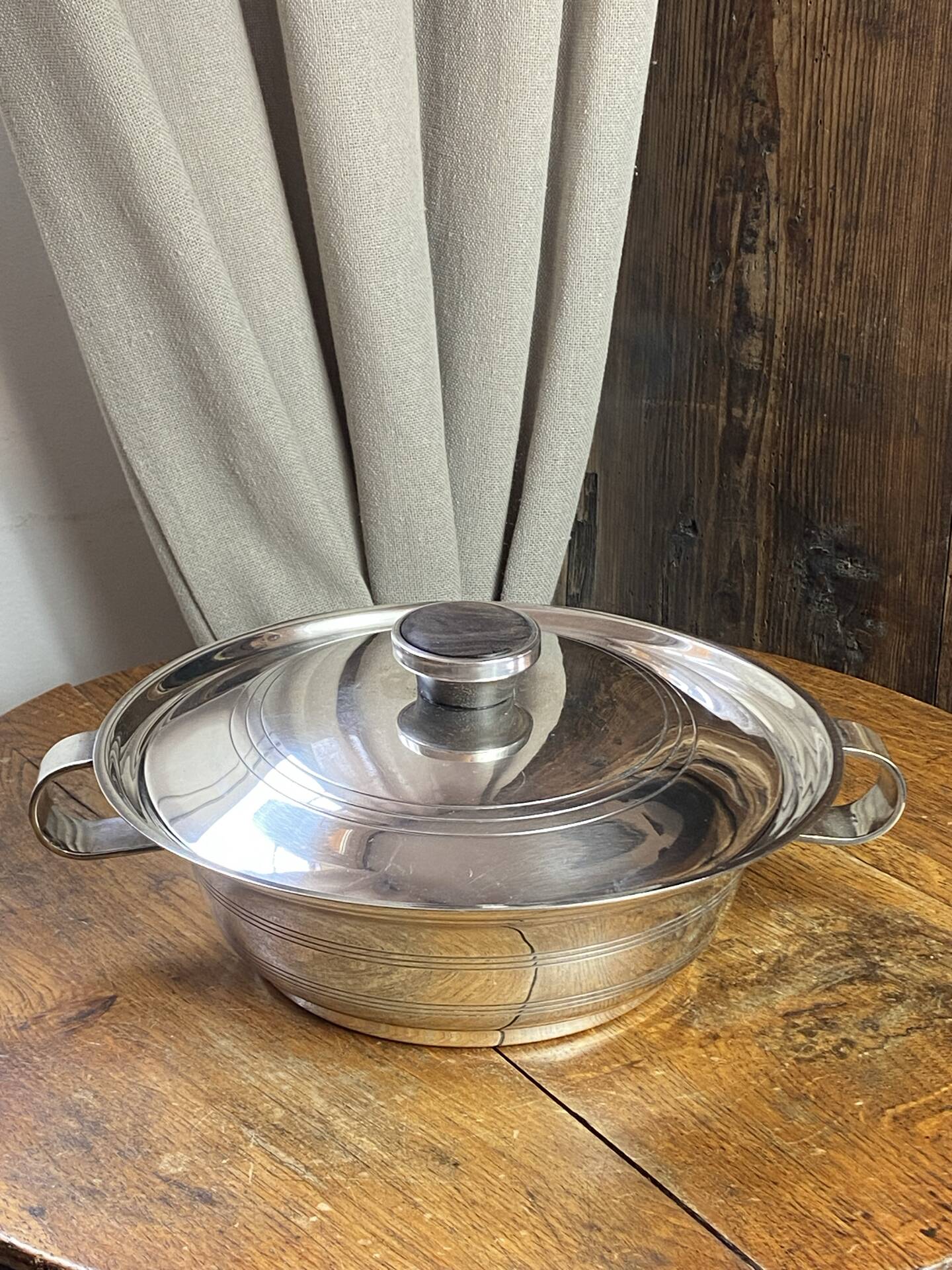 Silver-plated vegetable dish, Frères Saglier