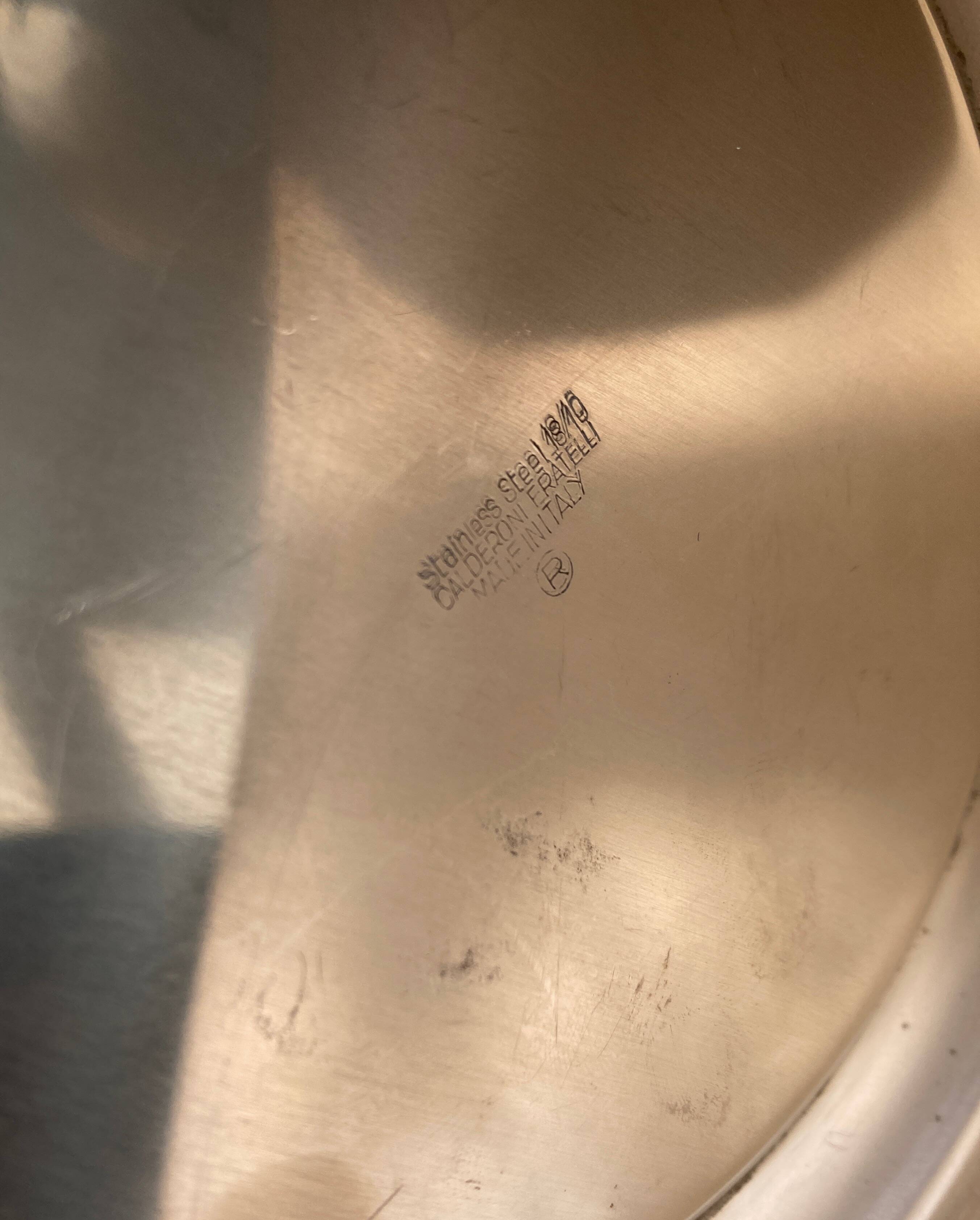 Gio Ponti champagne bucket for Fratelli Calderoni Italian design 1970