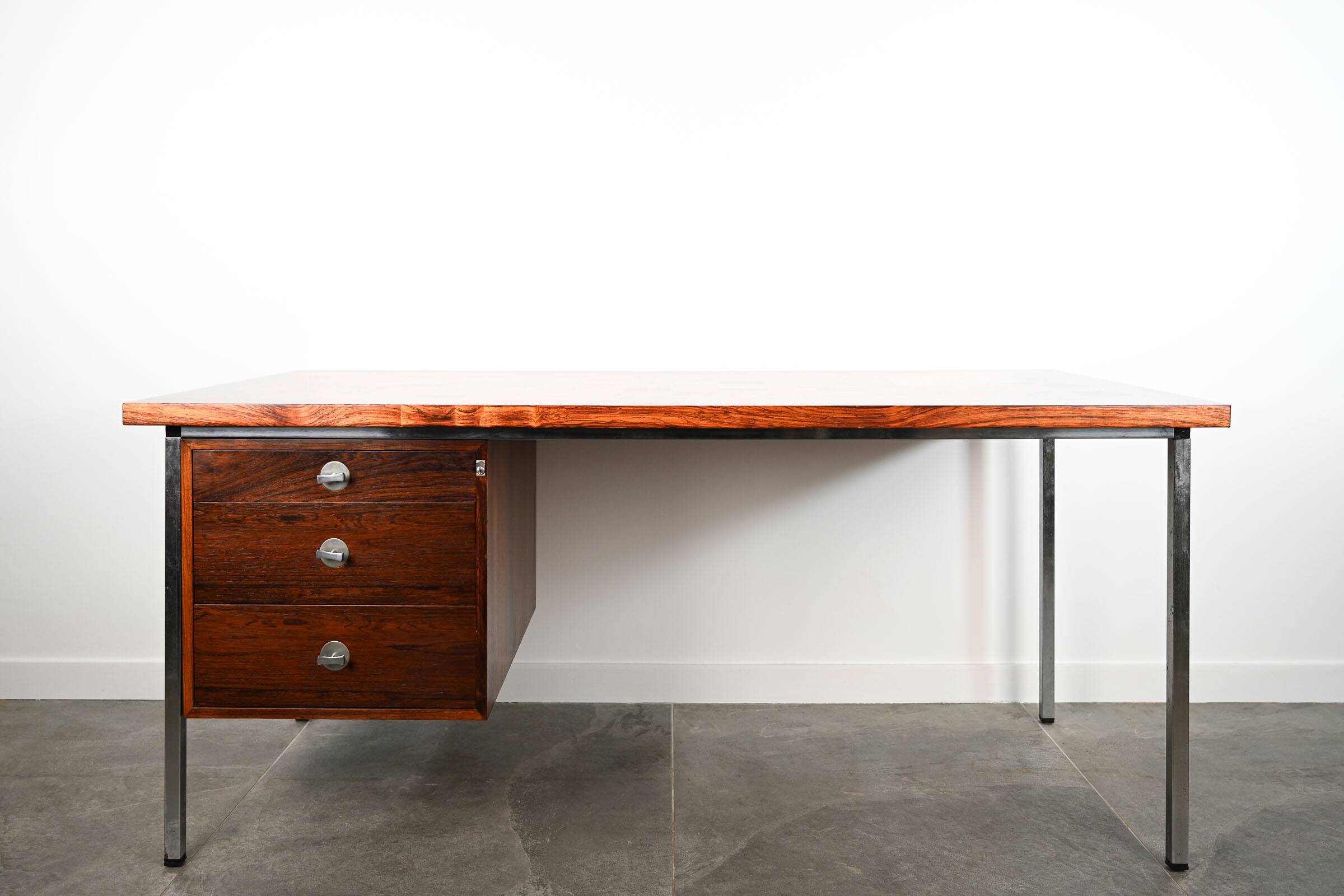 Rio Rosewood 'Diplomat' Desk Designer Finn Juhl
