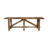 Washed wooden workshop console