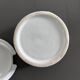 Earthenware barrel butter dish