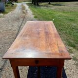 Table de Ferme Campagnarde 19 éme en Merisier