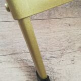 Pink velvet folding chair